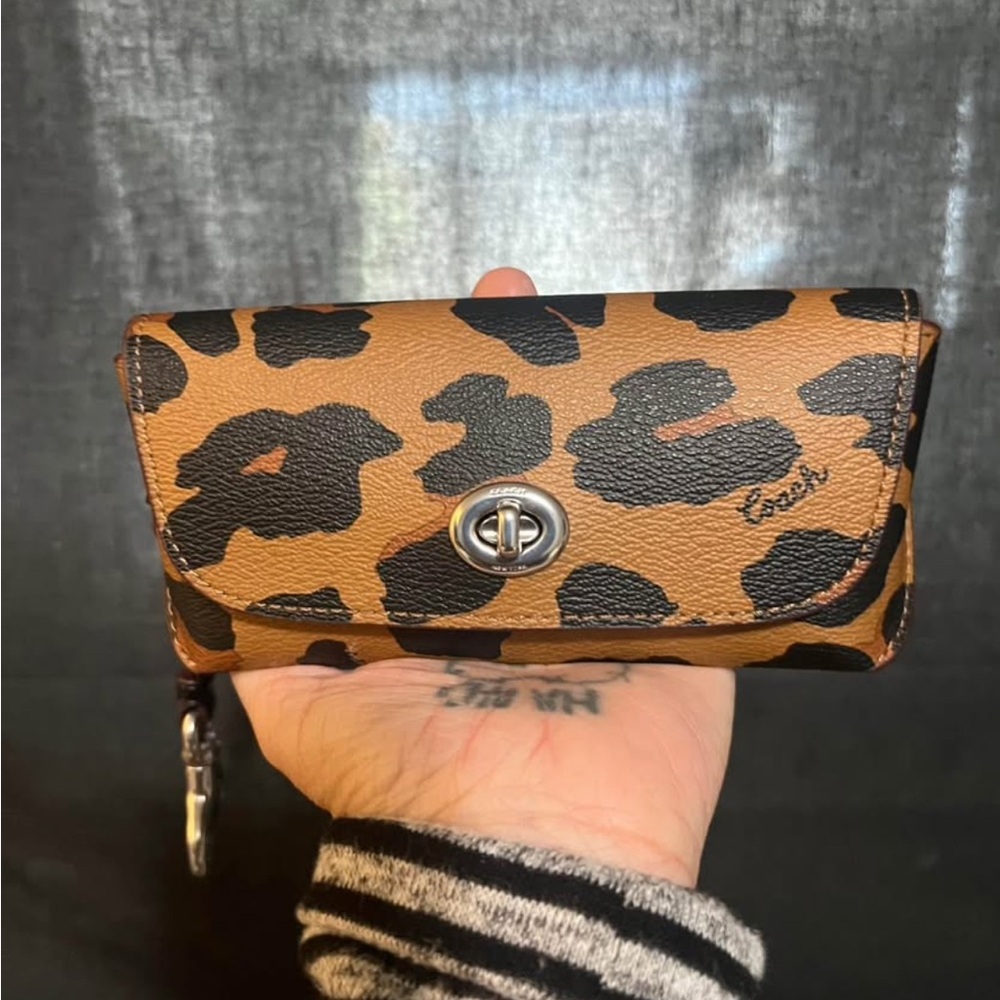 Coach Leopard Cheetah Sunglasses Case
